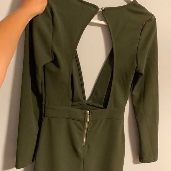 Toxic plunge bodycon dress- size small - Picture 3 of 4